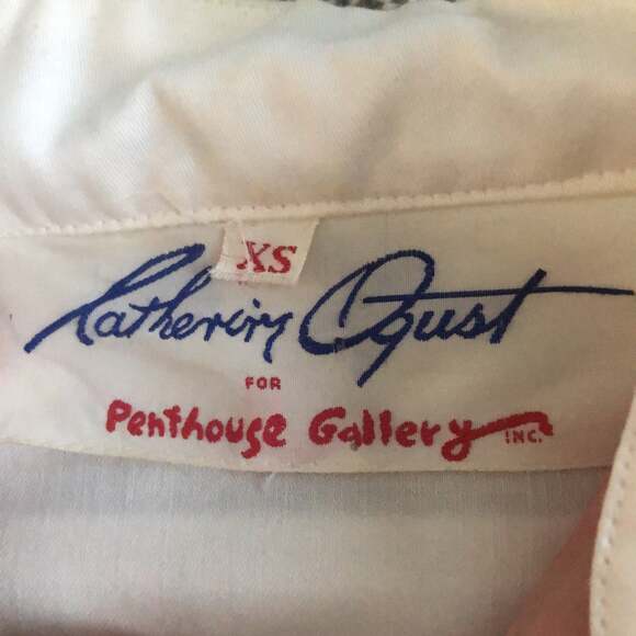 Vintage Catherine Ogust Penthouse Gallery “Forever Dress” Abstract Shirtdress XS - Picture 10 of 13